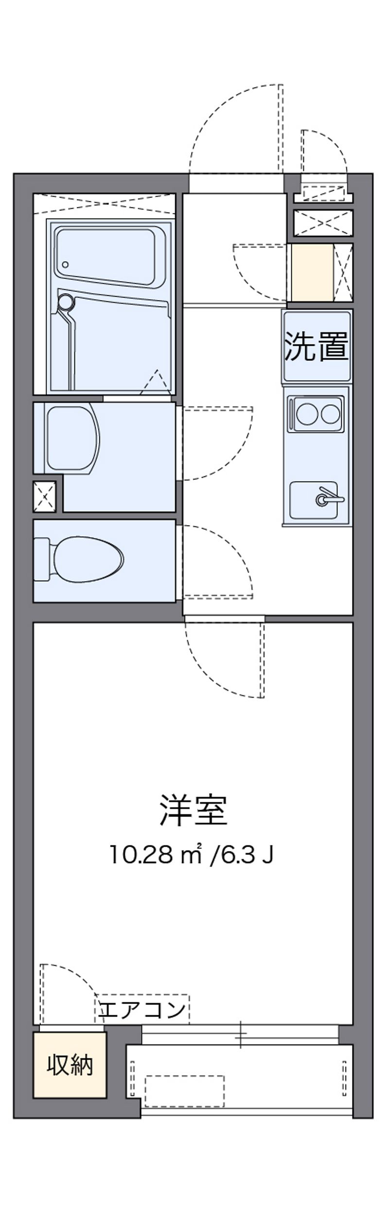 クレイノ名古屋旭丘 間取図