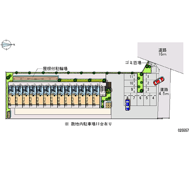 25557月租停車場