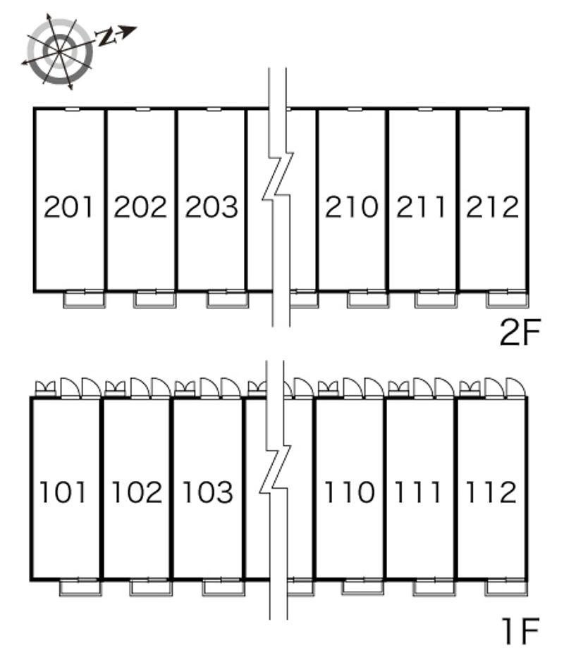 レオパレスアメニティハウス 間取配置図