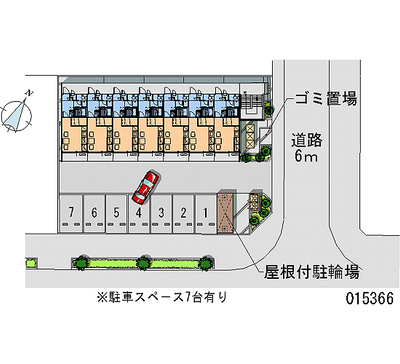 レオパレスフラワー 月極駐車場
