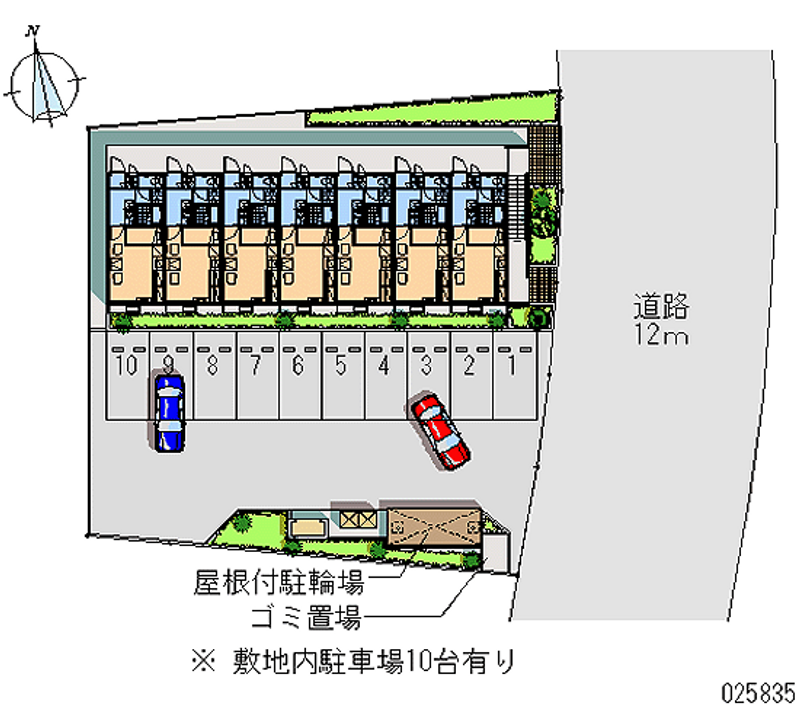 25835 Monthly parking lot