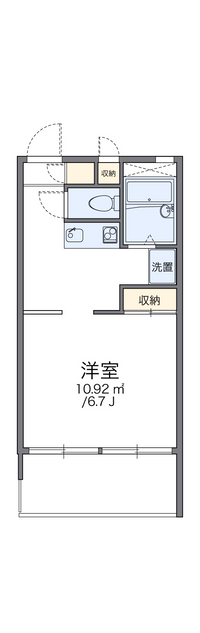 レオパレスミラノ 間取り図