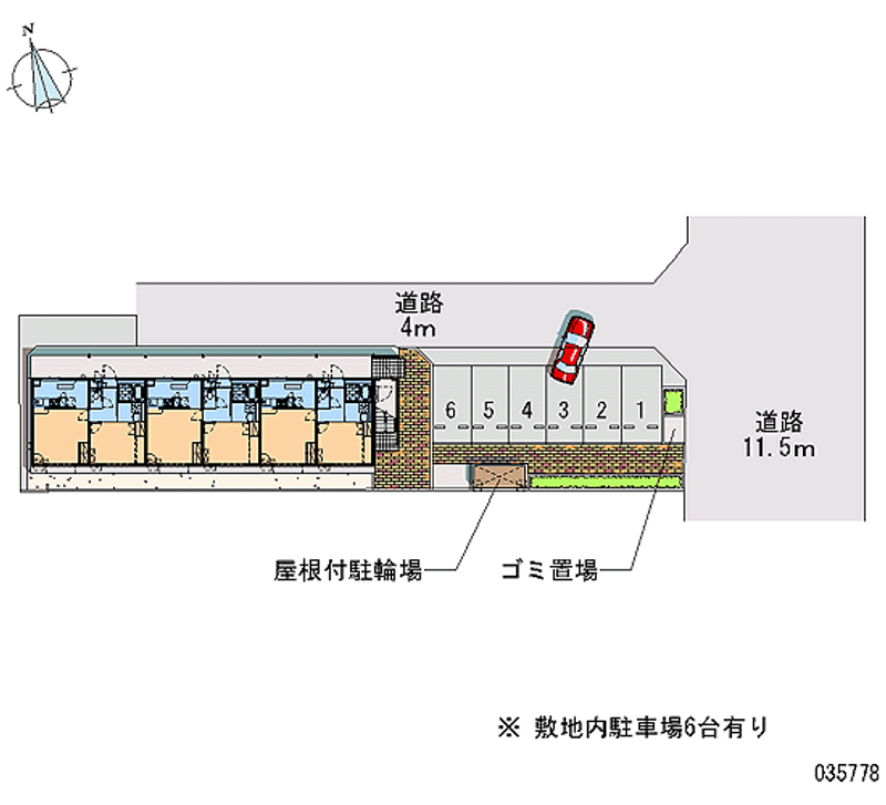 レオパレス積志 月極駐車場