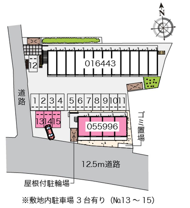 クレイノネッサンス 配置図