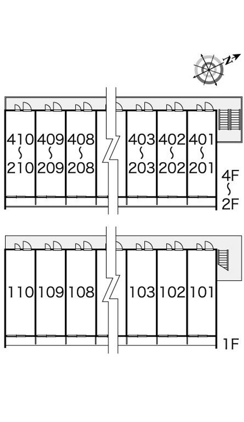 レオパレスガーディアン 間取配置図