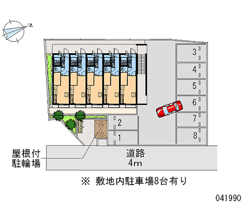 レオパレスコンステラション 月極駐車場