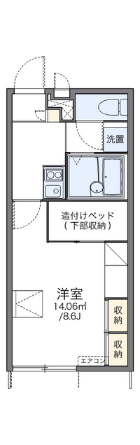 レオパレスフォーシーズン弐番館 間取り図