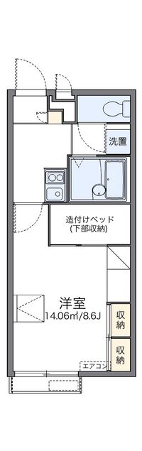 レオパレス華 間取り図