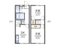 レオパレスたかはな 間取り図