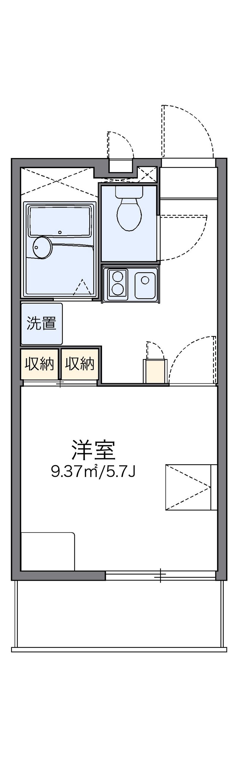 レオパレス延珠 間取図