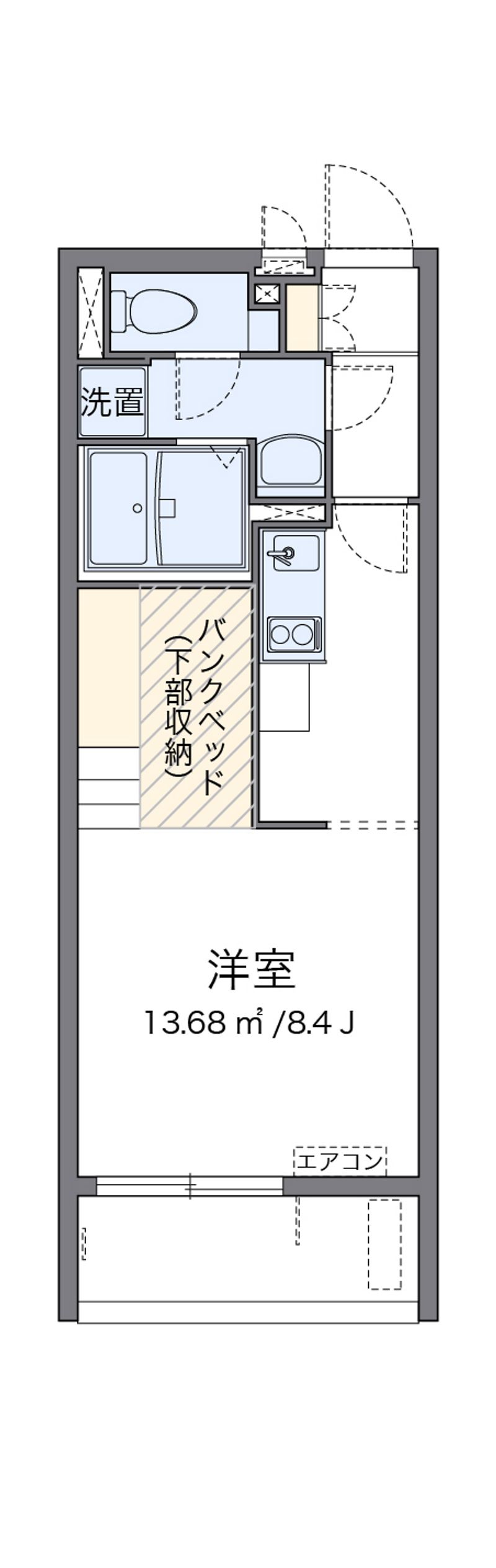 ミランダセブンハイツ 間取図