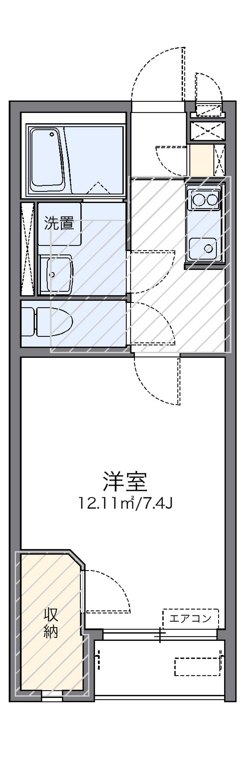 レオネクストフレールⅠ 間取図