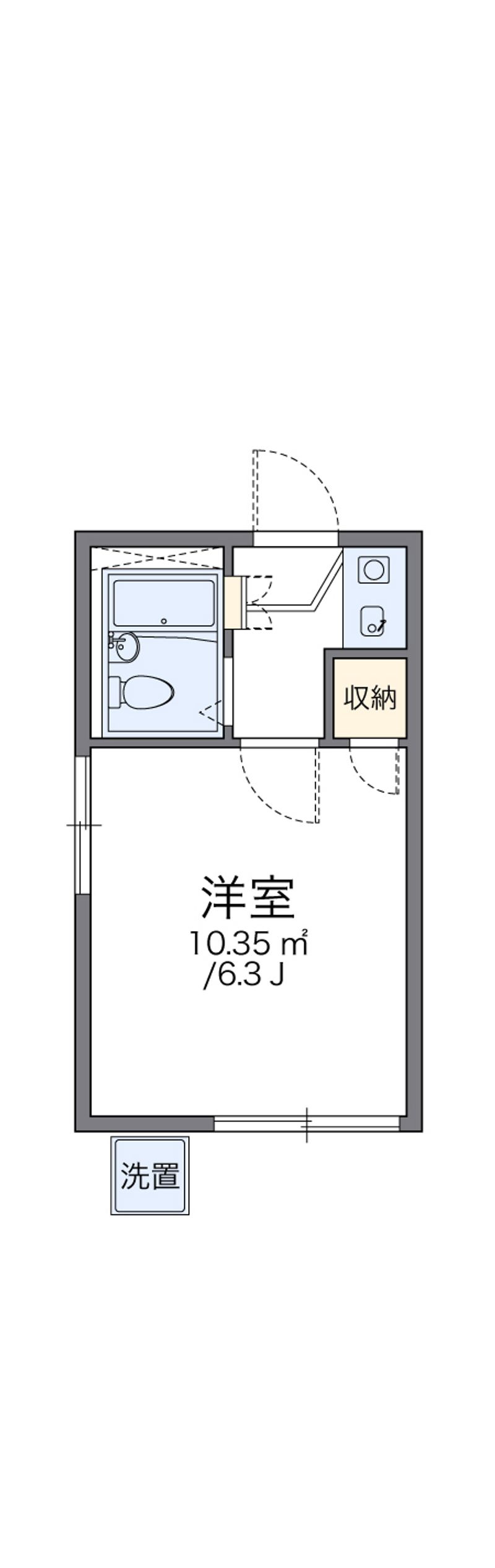 レオパレス岡崎第３ 間取図