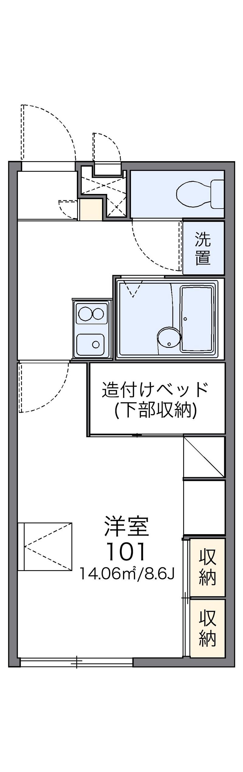 レオパレスＰＵＲＥ　ＳＡＴＯＨ 間取図
