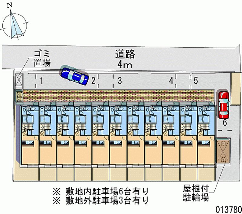 レオパレスＭＩＬＬＥＮＩＵＭ 月極駐車場