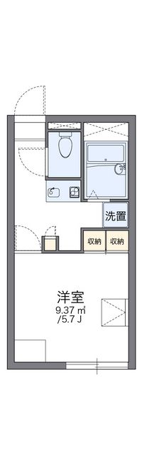 レオパレスノベルティー 間取り図