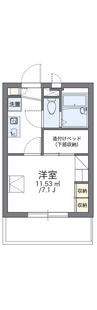 レオパレス大和田Ⅱ 間取り図