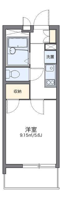 レオパレス久保吉 間取り図