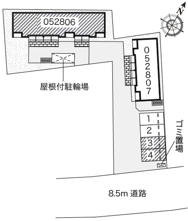 レオネクスト川原１ 配置図