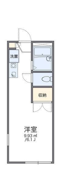 レオパレスパティオ 間取り図