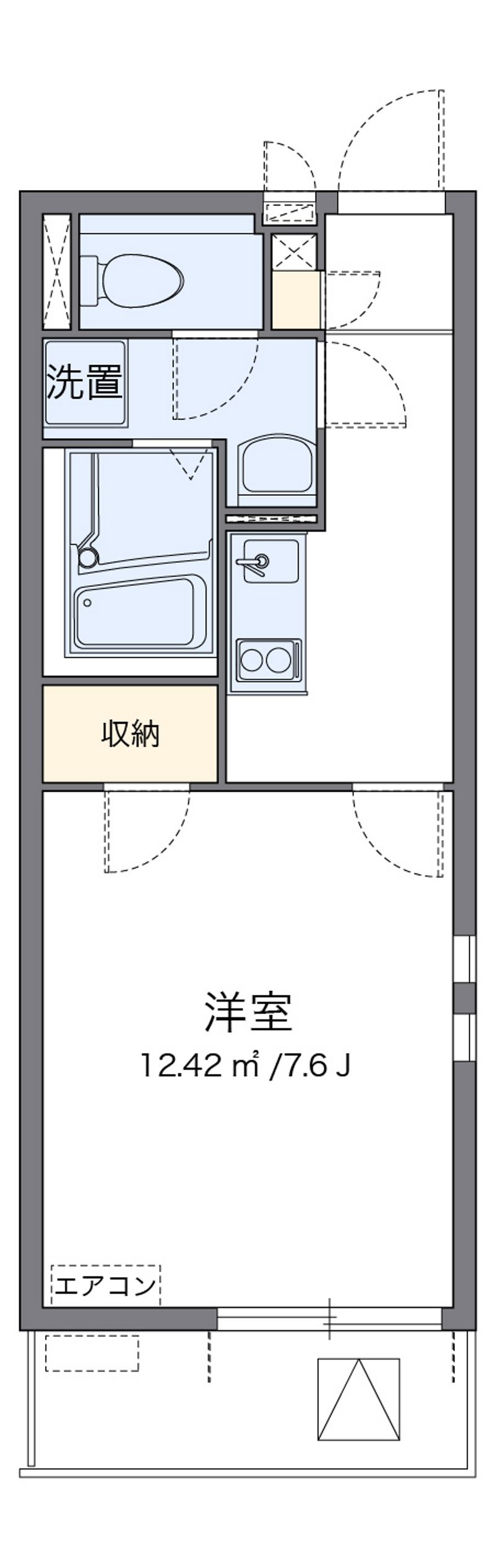 クレイノｍ　ｔａｍａｋｉｃｈｏ 間取図