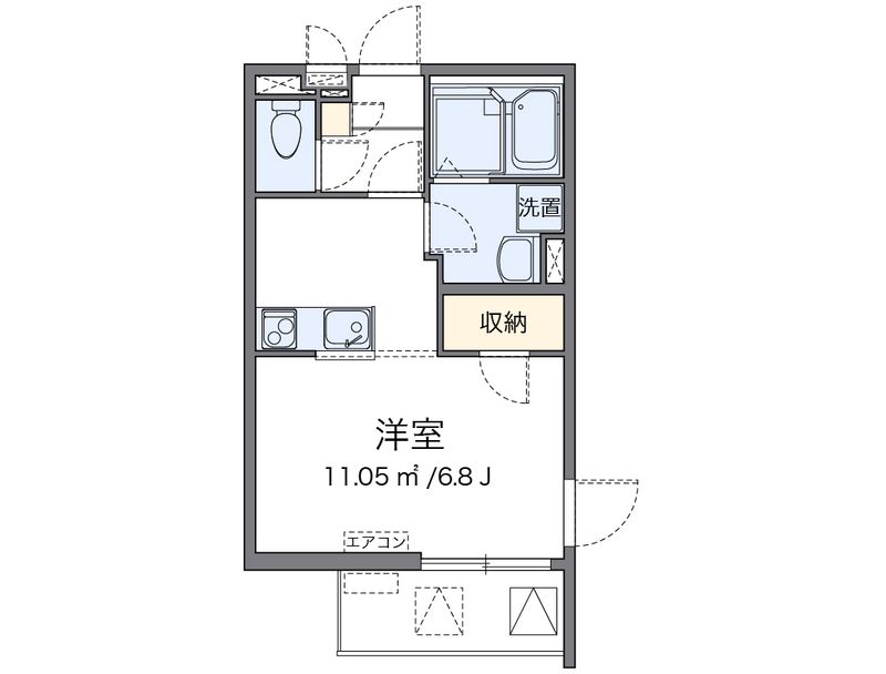 クレイノＲｉｖｅｒ　ｃｉｔｙ 間取り