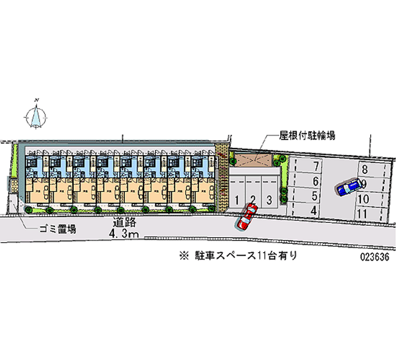 レオパレス南佐賀 月極駐車場