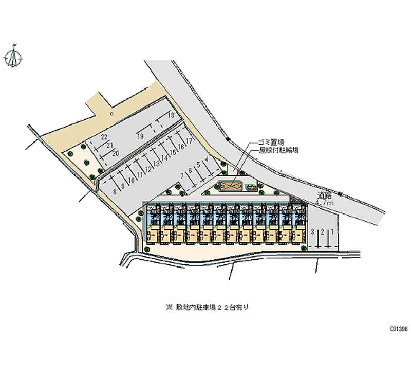 31396 Monthly parking lot