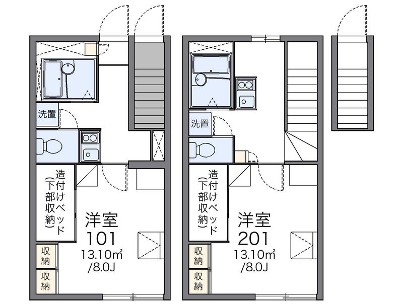 レオパレスヴィゴーレ 間取図