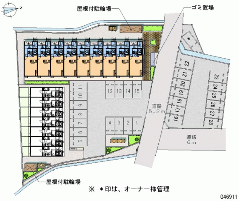 46911 Monthly parking lot