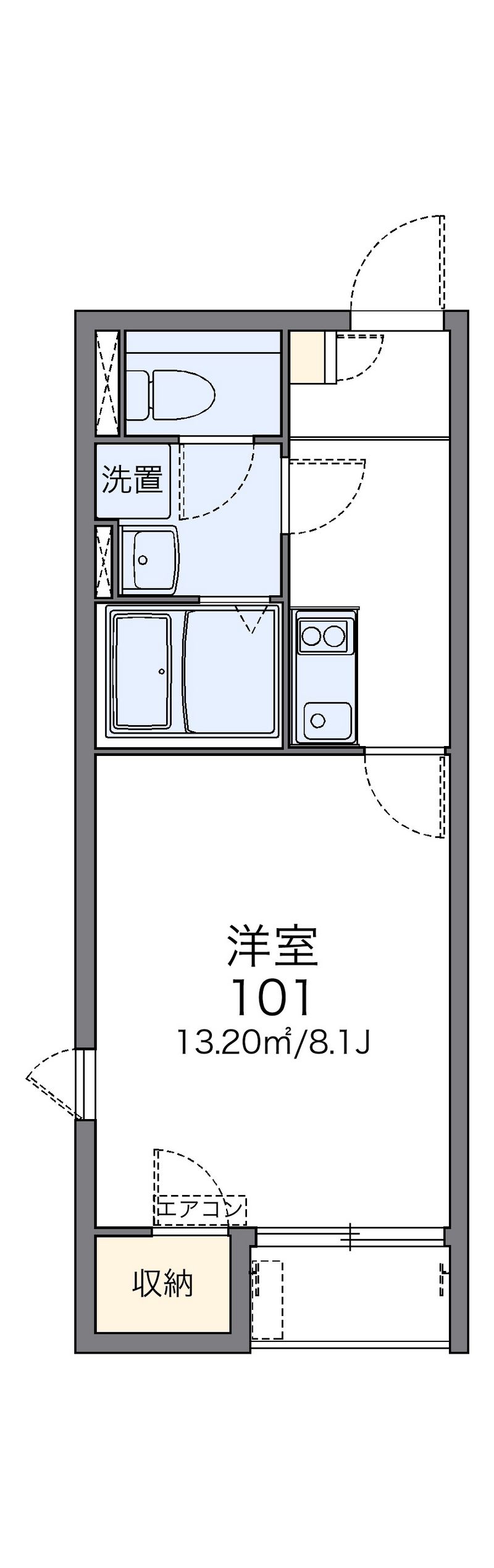 レオネクスト秋桜 間取図