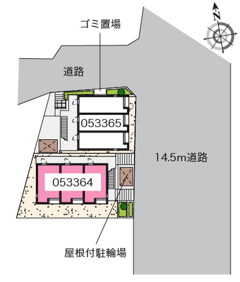 レオネクスト乙艫海岸Ａ 配置図