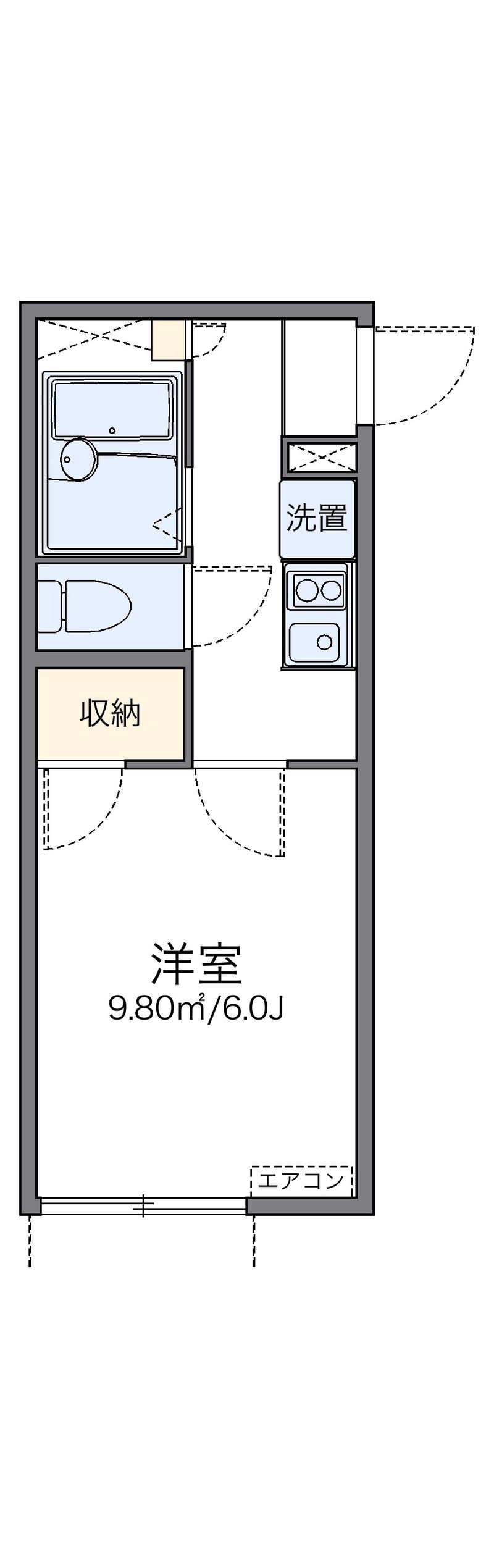 レオパレスウッドベル 間取り