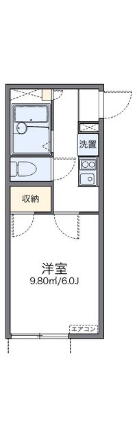 レオパレスウッドベル 間取り図