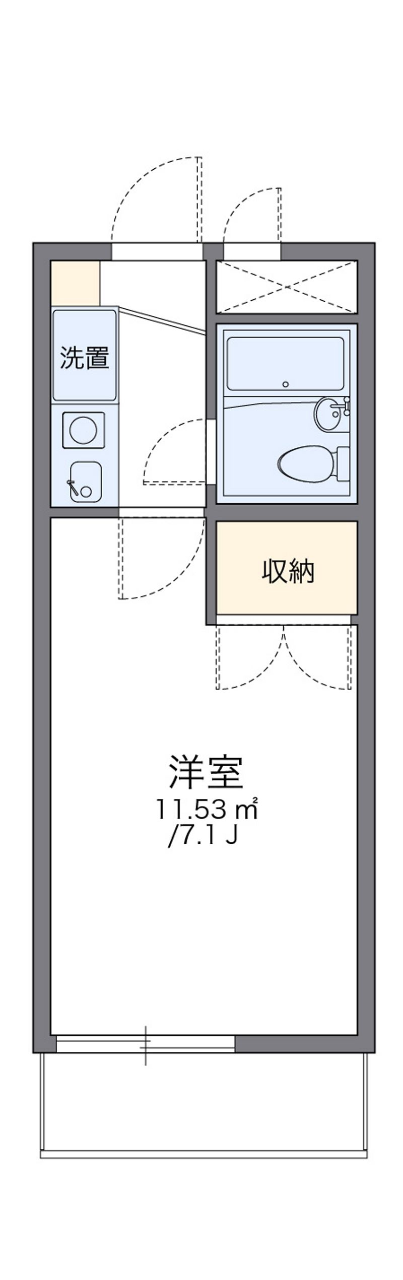 レオパレスＲＸ豊田梅坪 間取図