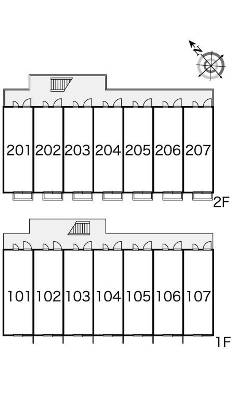 レオパレスＺ　ｐｏｉｎｔ 間取配置図