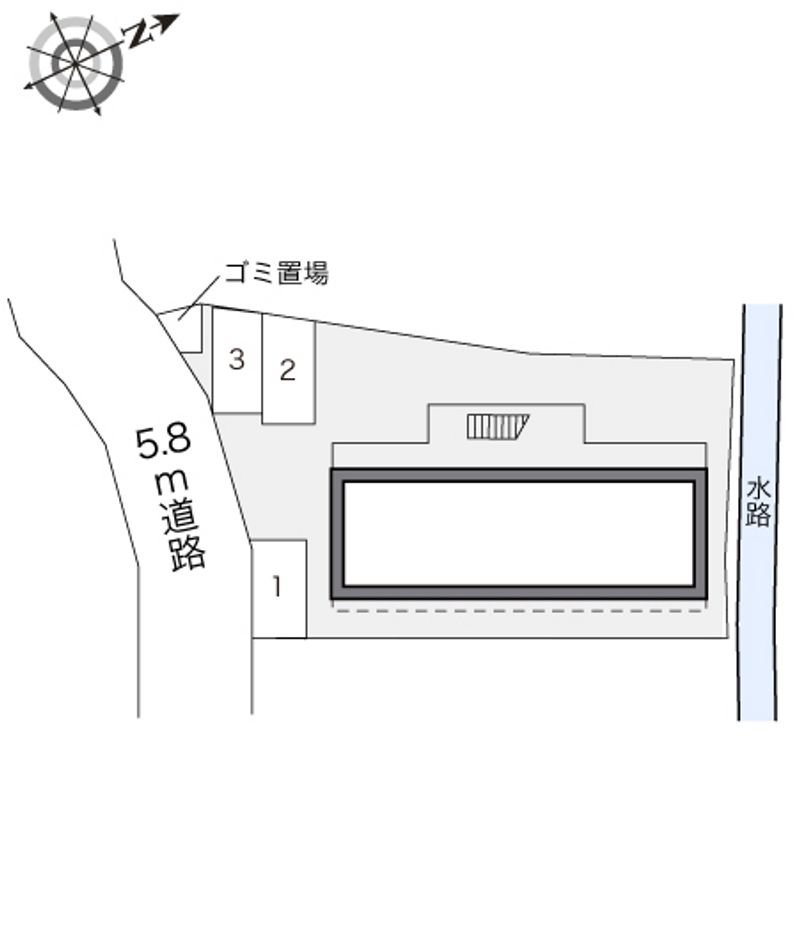 レオパレス桜木 配置図