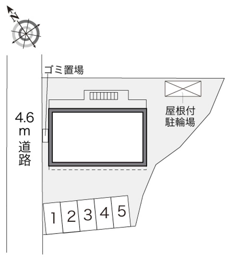 レオパレスマルスンⅡ 駐車場
