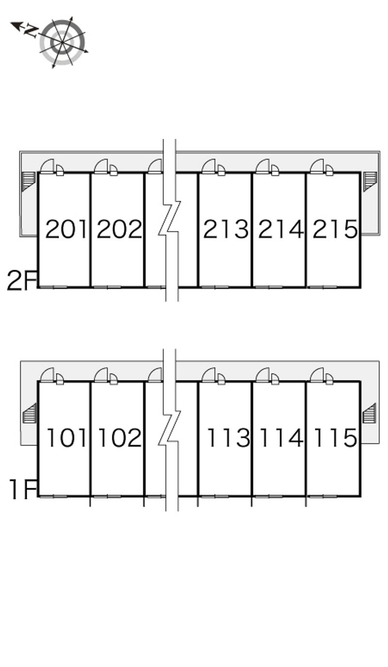 レオパレスＧＳ２ 間取配置図