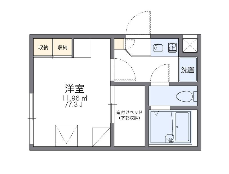 レオパレスＫＭＳ 間取図