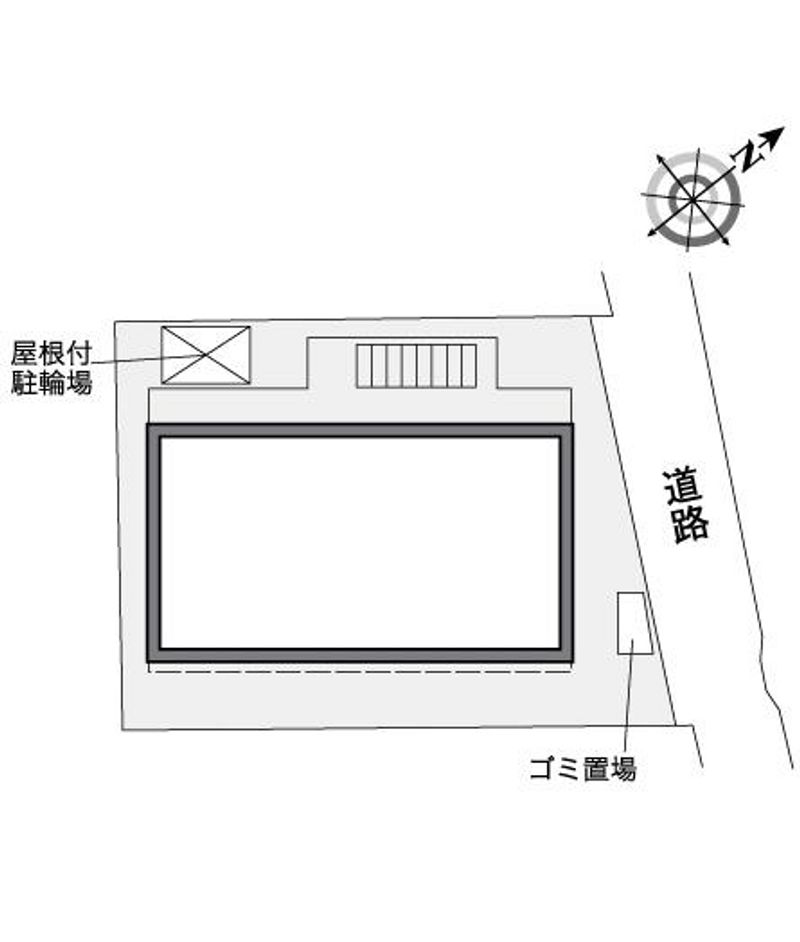 レオパレス大学通り 配置図