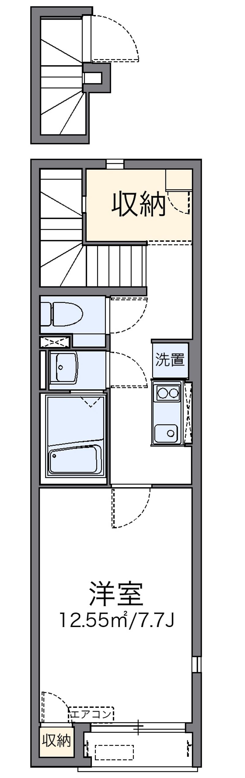 レオネクスト五軒家 間取図