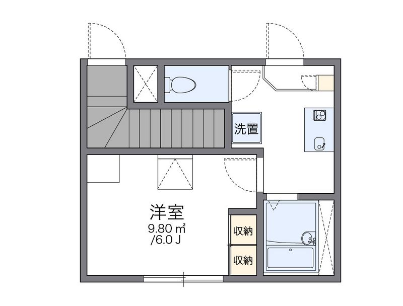 レオパレスＳＴＯＮＥ　ＤＯＲＦ 間取り