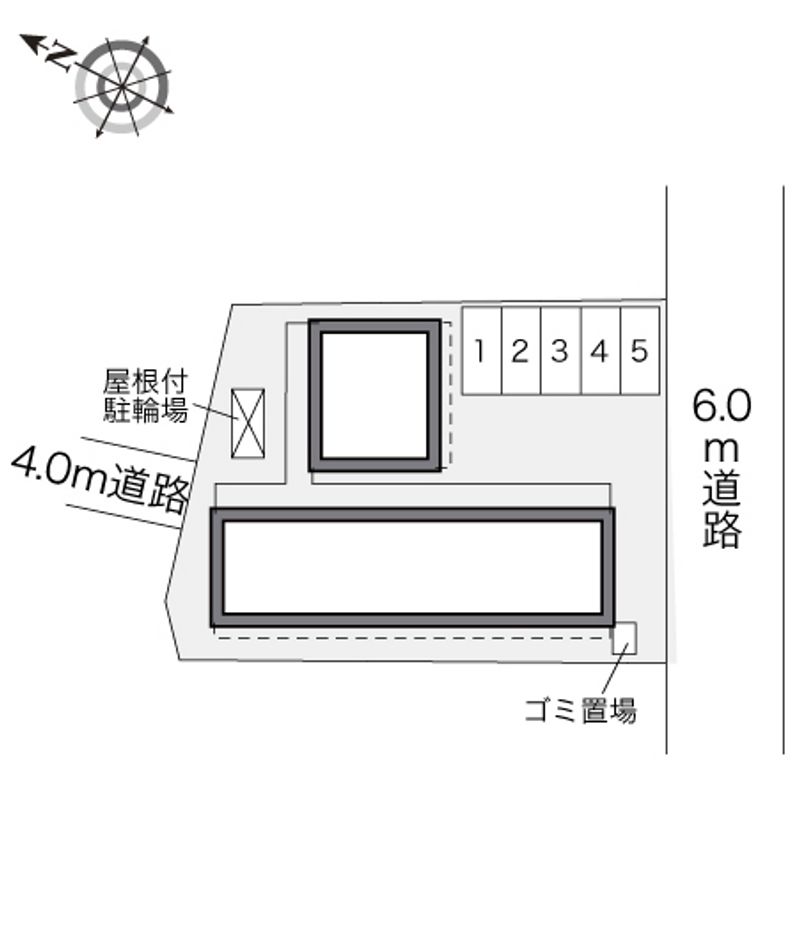 レオパレスＥｃｒｅ 配置図