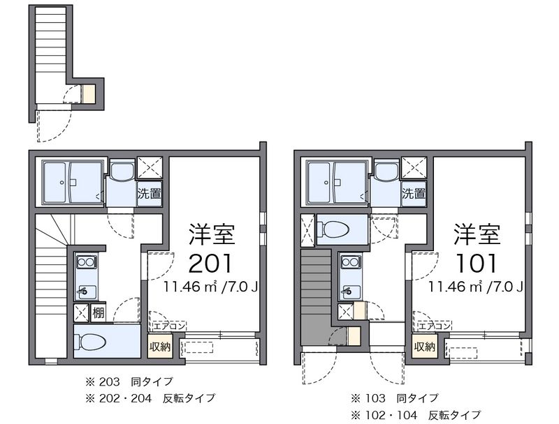 クレイノラ　カンパネラ 間取図