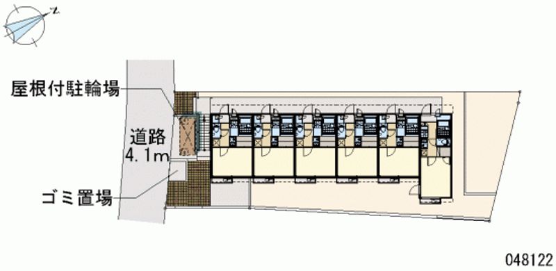 レオパレスヴァンベールⅡ 区画図