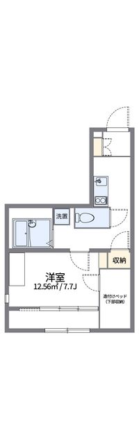 レオパレスてぃーだ 間取り図