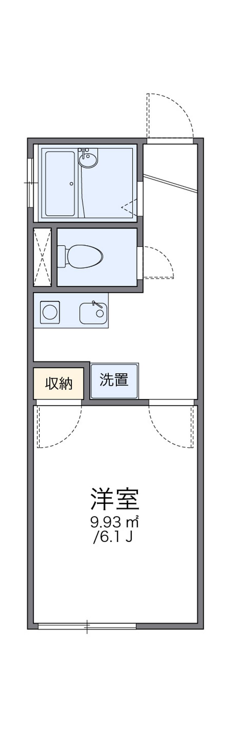 レオパレスｌｅｃｈｏｃｏｌａｔ 間取図
