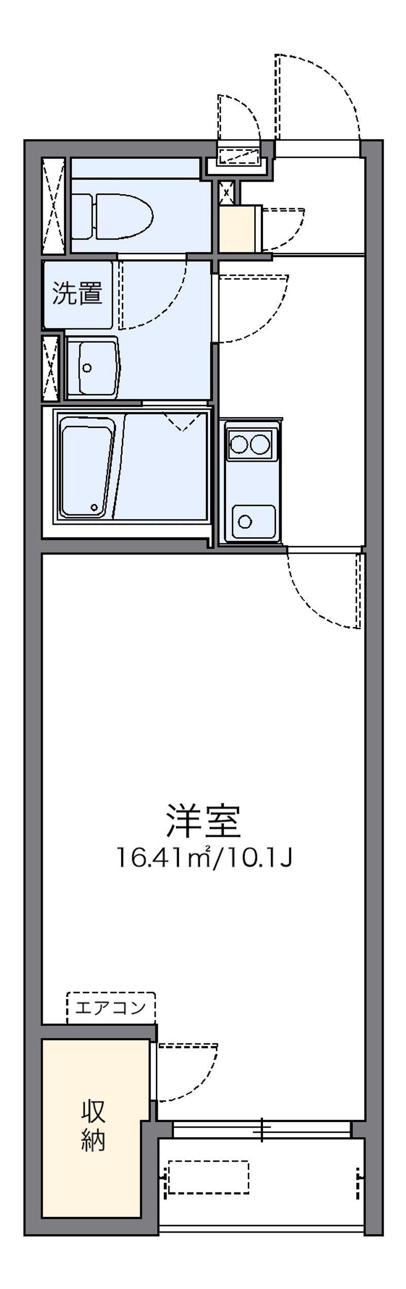 レオネクストスタジオーネ 間取図