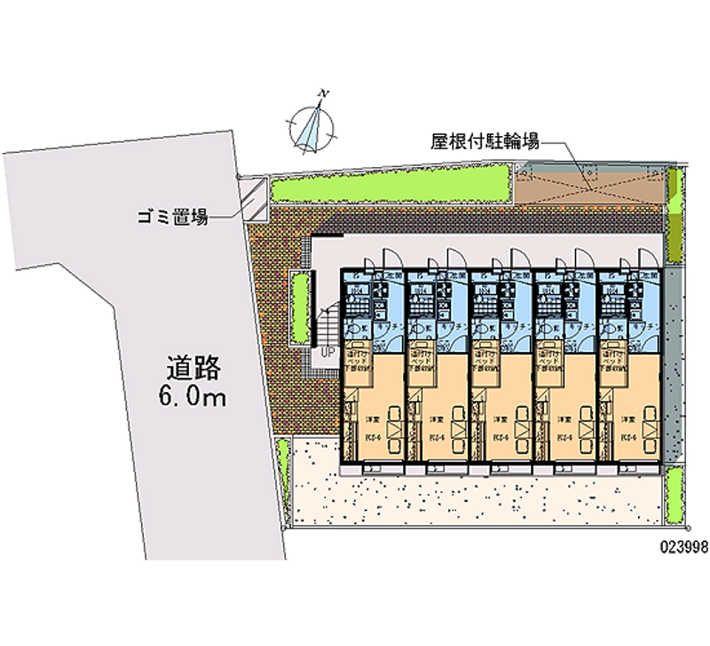 レオパレス関町東 区画図
